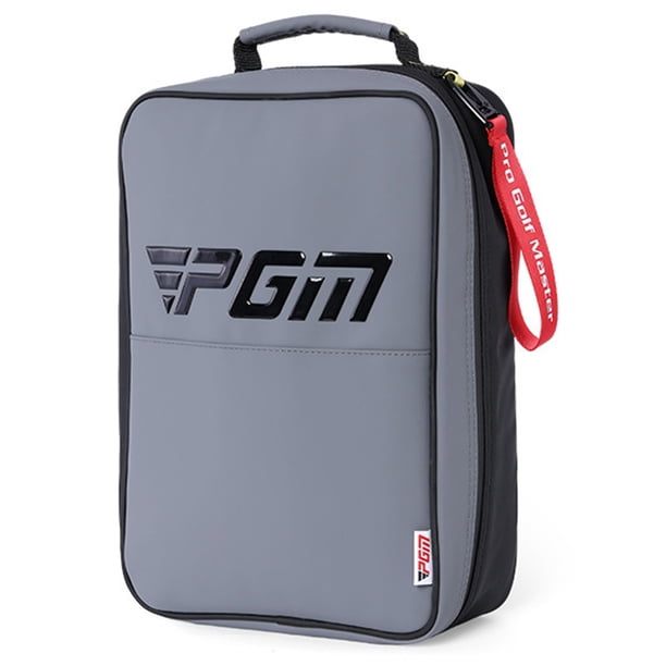 Bolsa impermeable para zapatos de golf FLhrweasw Bolsa para béisbol y fútbol gris