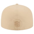 thumbnail image 4 of Men's New Era  Beige Baltimore Ravens Color Pack A-Frame 59FIFTY Fitted Hat, 4 of 5