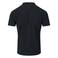 thumbnail image 4 of Men's Summer Linen Cotton Short Sleeve Crewneck Loose Fit Casual Shirt Tops T-Shirt Solid Color Breathable Blouse Beach Vacation Hiking Outfits Modern Fashion Essential Gift, 4 of 5
