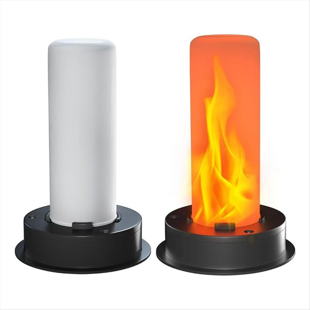 Paquete de 2 Tapas de Repuesto para Luz Solar con Llama Parpadeante, Kit de Repuesto para Linterna Solar Exterior Impermeable.