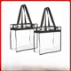 thumbnail image 2 of Bolso de mano de PVC transparente para compras, para juegos de pelota, conciertos, 2 of 6