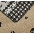 thumbnail image 4 of Green Essen Rustic Quilt Sets Queen/Full Size Reversible Lodge Bedding Set Microfiber Moose Bear Bedspread Lightweight Coverlet Cabin Decor, 4 of 8
