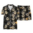 thumbnail image 6 of Leey-World Halloween Toddler Pjs Toddlers Halloween Baby Kids Girl Pumpkin Pajama Set Jammies Button Down Sleepwear, 6 of 6