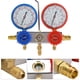 thumbnail image 4 of Herramientas de aire acondicionado refrigerante, 0 ~ 500 psi Válvula de refrigerante de aire acondicionado Abridor de botellas Medidor de colector de aire acondicionado construido para precisión, 4 of 12