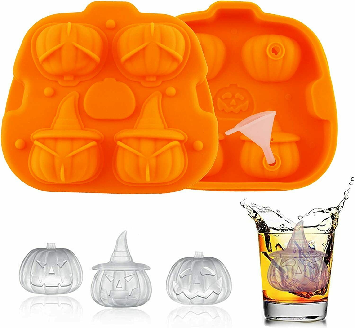 MICKEY MOUSE PUMPKIN Silicone Cake or Jelly Mould Halloween 