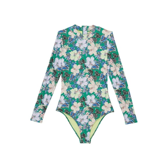 Girls Bellamy Floral Swim Complete, Jade, 4
