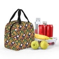thumbnail image 4 of Yiaed Tropical Fruits Print Insulated Lunch Bag Reusable Cute Tote Lunch Box, Leakproof Cooler Lunch Bags for Work Office Travel School Picnic, 4 of 5