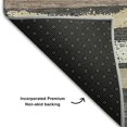 thumbnail image 5 of Addison Rugs Mayfield Premium Machine Washable Transitional Stripes Charcoal Rectangle Rug, 10' x 14', 5 of 6