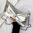 thumbnail image 2 of Bolso Hobo para mujer, bolso de nube con cadena, bolsos de hombro plisados ​​de Color sólido, bolso de mano para mujer FLhrweasw Nuevo, 2 of 9