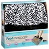 Spa Massage Foot Massager With Zebra Pattern & Micro Plush Fabric
