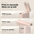 thumbnail image 6 of Label Maker Machine with Tape HP2S, Portable Bluetooth Label Printer, Small Sticker Printing Machine Compatible with iOS + Android,Easy to Use Inkless Rechargeable heat for Home Office, 6 of 9