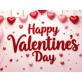 thumbnail image 4 of Romantic Valentine's Day Heart Roses Backdrop Banner Decorations Party Supplies Photography Props Background Valentine's Day Event, 4 of 4