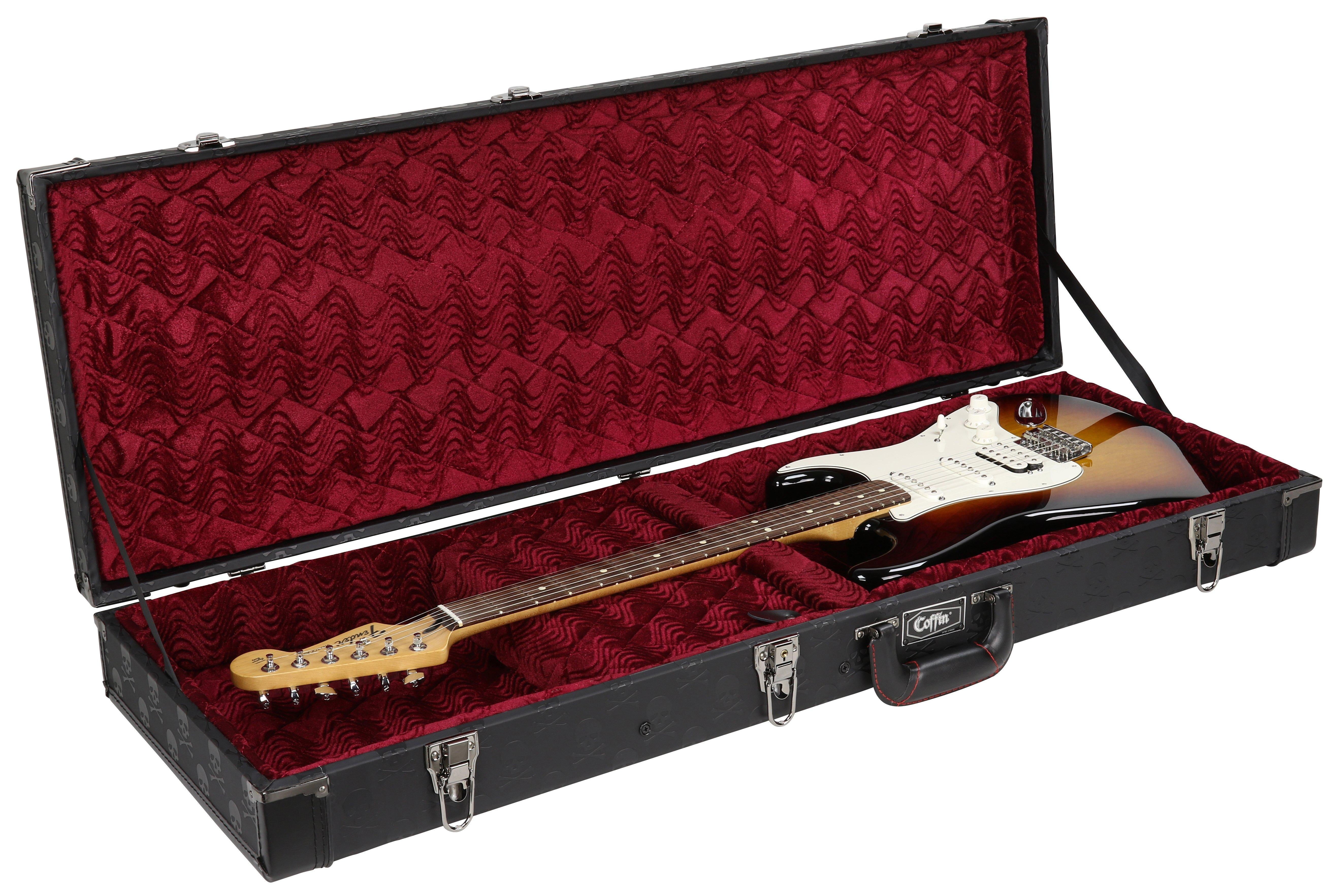 coffin case guitar case
