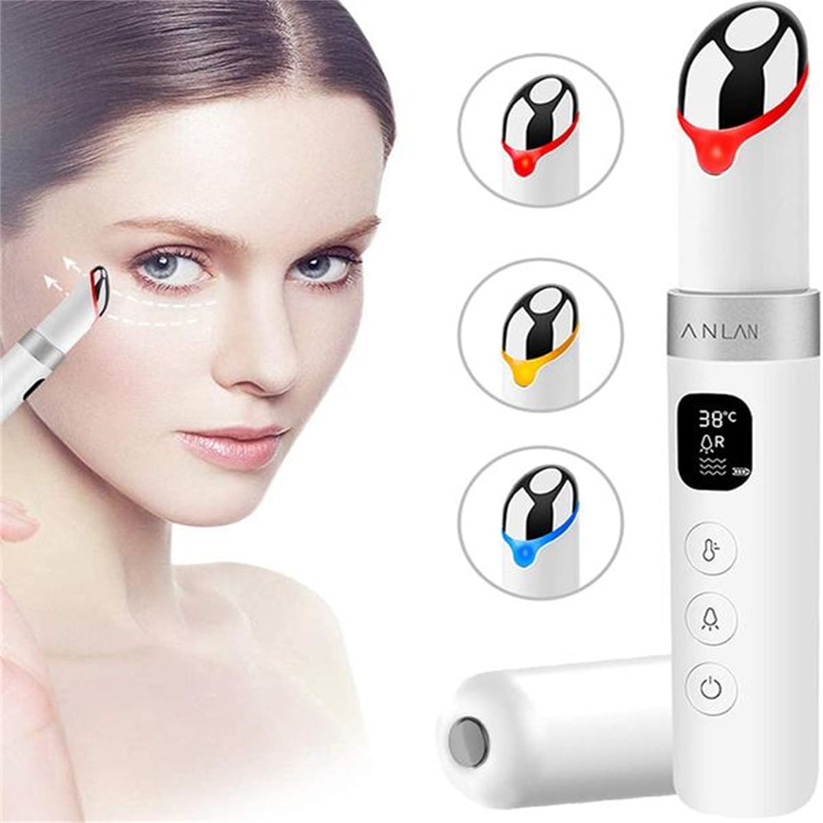 ANLAN 3Color Vibration Eye Massager Anti Wrinkle Anti Eye Bags Eye