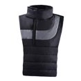 thumbnail image 4 of Chaleco de invierno para motocicleta, ropa reflectante a prueba , chaqueta Unisex, cubierta térmica para el cuello, chaleco térmico para cicl BLESIY chaleco cálido de invierno, 4 of 7