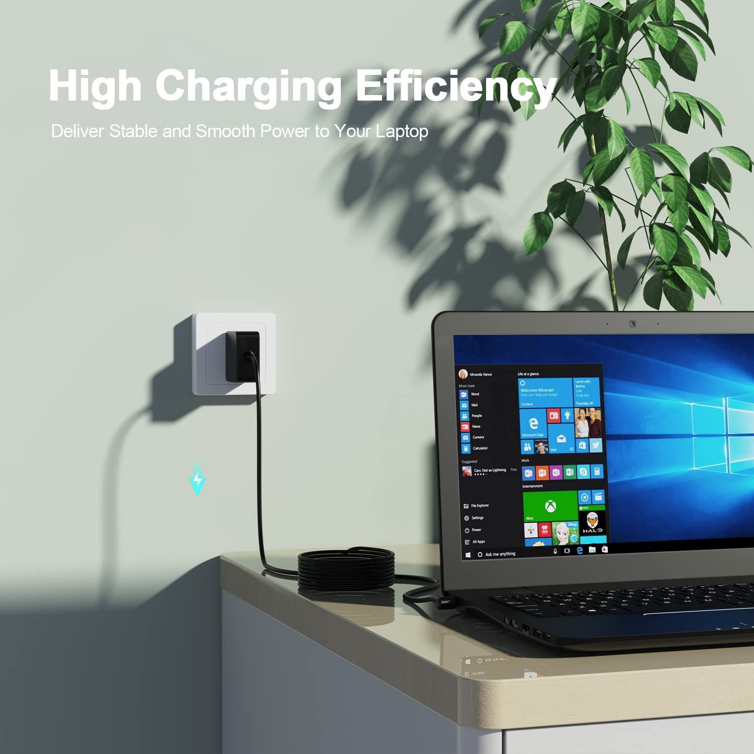 NEOYFC 45W AC Charger Fit for Asus Vivobook 15 14 F510U F510UA F510Q F510 F510QA F512DA F512D F512FA F512F F512JA F512J F512 F712FA F712F F712 F412DA F412D F412U F412F F412 Laptop Power Cord Supply