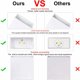 thumbnail image 2 of Luces de pared LED, lámpara de pared Versailles Modern Indoor 2Pcs Lighting 6W LED Wall Sconce 3000K Up and Down Lámpara de pared para sala de estar, dormitorio, pasillo [Clase de eficiencia energéti TUNC Sencillez, 2 of 5