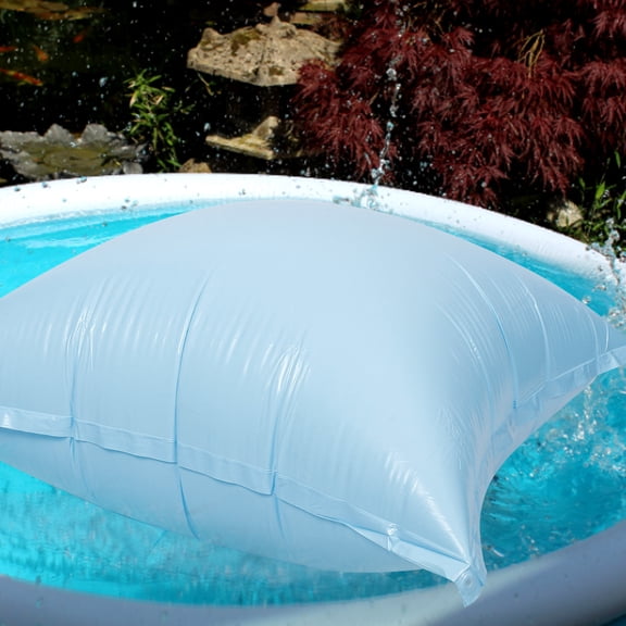 COMPUKAS PVC Pool Pillow Kit for Above Ground Pools 120x120 Inflatable Cover