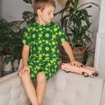 thumbnail image 4 of Gaeub Tennis Balls Print 2-Piece Pajamas Set,Toddler Kid Short Sleeve Pjs Pants Set,Summer Sleepwear for Kids,Boys Girls Jammies Sets-4X-Large, 4 of 6