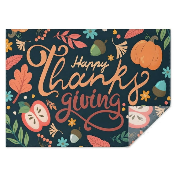 Thanksgiving Day Tablecloth Wrinkle Resistant Washable Tablecolths Table Covers Autumn Maple Leaf Table Cover for Fall Birthday Wedding Graduation Rectangle,60x84inch