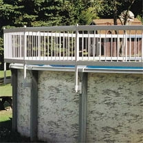 30-BKIT-WHT Protech-A-Pool Above Ground Fence 3 Section Base Kit