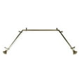 thumbnail image 3 of Heinz 13/16" Bay Window curtain rod 20"-36", 38"-72" - Antique Brass,(ABay-03-4), 3 of 5