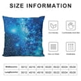 thumbnail image 5 of BANET Decorative Square Throw Pillow Covers Blue Sofa Pillow Covers Cushion Cases 18x18in, 5 of 5