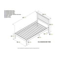 thumbnail image 7 of Mission Platform Bed with Open Foot Board in, in Multiple Colors and Sizes, 7 of 7