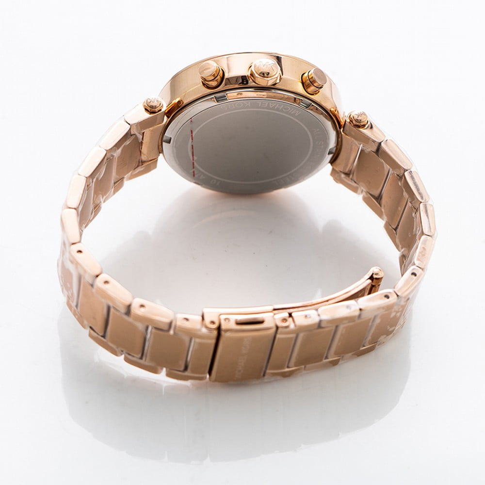 Women's Parker Chronograph Crystal Rose-Tone Stainless Steel Mother of Pearl Dial