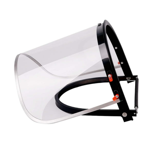 Protector facial y soporte para casco de ala completa, visera transparente, protección genérica para los ojos y el reemplazo de accesorios faciales Pantalla de PC