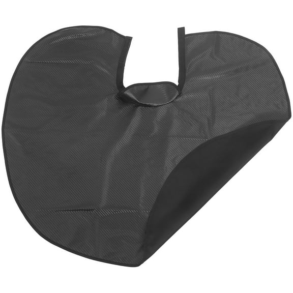 Niceauty Hair Stylist Apron for Barber Protect Clothing from Hair Dye Black PU 1Pack