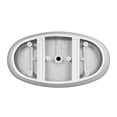 thumbnail image 5 of Wyndham Collection WCBTE652060SWATPBK 60 in. Dorrit Freestanding Bathtub with Trim & Floor Mounted Faucet - White, Shiny White & Matte Black, 5 of 8