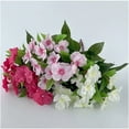 thumbnail image 3 of Impatiens Floral Arrangement for Indoor and Outdoor Use - Realistic Synthetic Flowers for Home Weddings Events Long Lasting Elegant Bouquet, 3 of 4