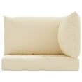 thumbnail image 4 of vidaXL Pallet Cushions 3 pcs Beige Oxford Fabric, 4 of 9