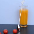 thumbnail image 4 of PENGXIANG 6pcs Tea Spoons Long Handle Stainless Steel Ice Cream Spoons Polished Stirring Coffee Scoop  Gold, 4 of 10