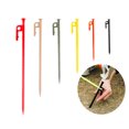 thumbnail image 2 of 4 Pcs Lengthen Steel Tent Stakes Heavy Duty Beach Tent Peg Canopies Stakes Outdoor Ground Stakes Camping Anchors Peg, 2 of 9