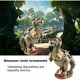 thumbnail image 5 of Estatua de dinosaurio de jardín, estatuas de jardín de enanos de dinosaurios de comida, dinosaurio de jardín, 5 of 5