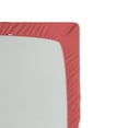 thumbnail image 2 of Ambesonne Saying Fitted Sheet, Human with Words, Twin Size, Coral Dark Pink White, 2 of 2