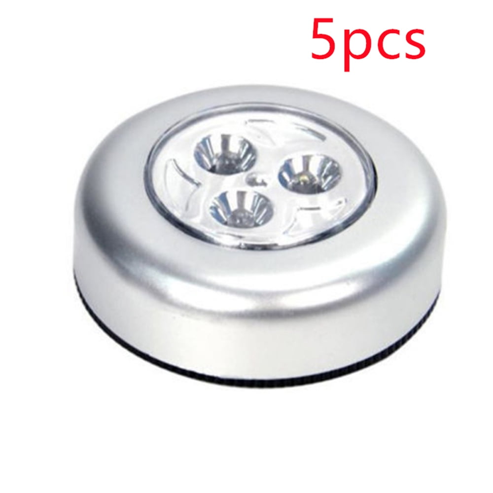 5 Pcs LED Light Battery-powered Wireless Stick Tap Touch Push Light #SC-PYLEDx5 