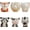 Assorted, variant on Cute Animal Succulent Planter Pot with Drainage Hole, Cartoon Cow Elephant Ceramic Flower Plant Pot Tiny Flower Planter Cactus Container Indoor Outdoor Office Home Decor