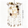 thumbnail image 3 of Christmas Outdoor Wind Chimes Acrylic Hanging Decor, 2D Flat Windchime with Reindeer for Front Door, Christmas in July Christmas Garden Decor, 3 of 7