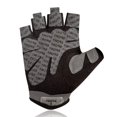 thumbnail image 3 of Guantes de fitness para mujer, guantes deportivos antideslizantes para hombre, de verano, con palma hueca de medio dedo, protector de muñeca, equipo de entrenamiento, ejercicio de yoga, 3 of 4