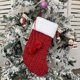 thumbnail image 5 of Moyic Calcetín colgante de Navidad, regalo, almacenamiento de dulces, calcetín de punto, hogar, árbol de Navidad, chimenea, adorno colgante, Kits de decoración para fiestas Rojo Moyic HA001046-01, 5 of 6