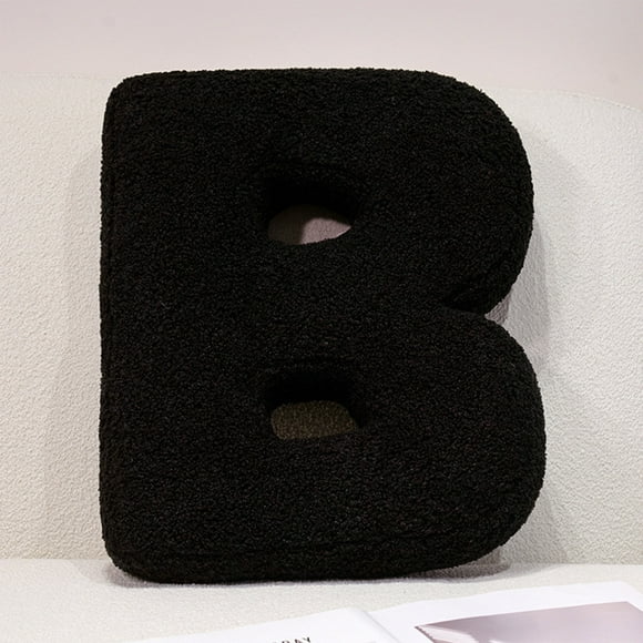 Cojines Decorativos con 26 Letras Del Alfabeto | Cojines Suaves y Adorables para Decorar El Sofá, La Cama o El Coche | Cojines con El Alfabeto Inglés | 1 Unidad