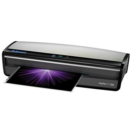 Fellowes Plastifieuse Jupiter 2 125, Machine de Plastification à Réchauffement Rapide en 1 Minute, avec Trousse de Pochettes de Plastification (5734101)