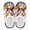 Halloween Pup, variant on Travel Slippers for Women/Men, Plush Non-Slip House Slippers Diy Happy Puppy Printed Winter Slippers M