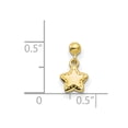 thumbnail image 3 of 925 Sterling Silver Mio Memento Gold Tone Dangle Star Charm Pendant; for Adults and Teens; for Women and Men, 3 of 3