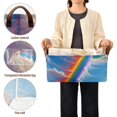 thumbnail image 6 of Rainbow Key Storage Bins with Handles Foldable Storage Baskets for Shelves Organizer Cloth Baskets, 6 of 8
