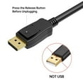 thumbnail image 6 of BENFEI 4K DisplayPort to HDMI 6 feet Cable,Uni-Directional,Compatible with HP, ThinkPad, AMD, NVIDIA, 6 of 8