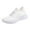 White, variant on XIMIN Women's Men's Running Tennis Mesh Shoes Fashion Sneakers Lightweight Breathable Lace Up Walking Anti Slip Shoes Workout Gym Shoes Casual Sports Shoes